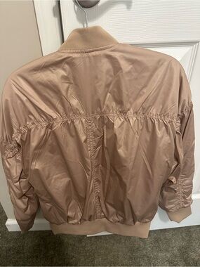 Old Navy Women's Bomber Jacket - Taupe Beige